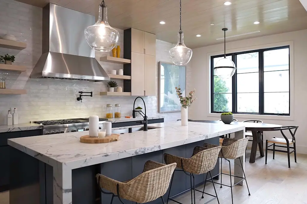 A newly fitted kitchen